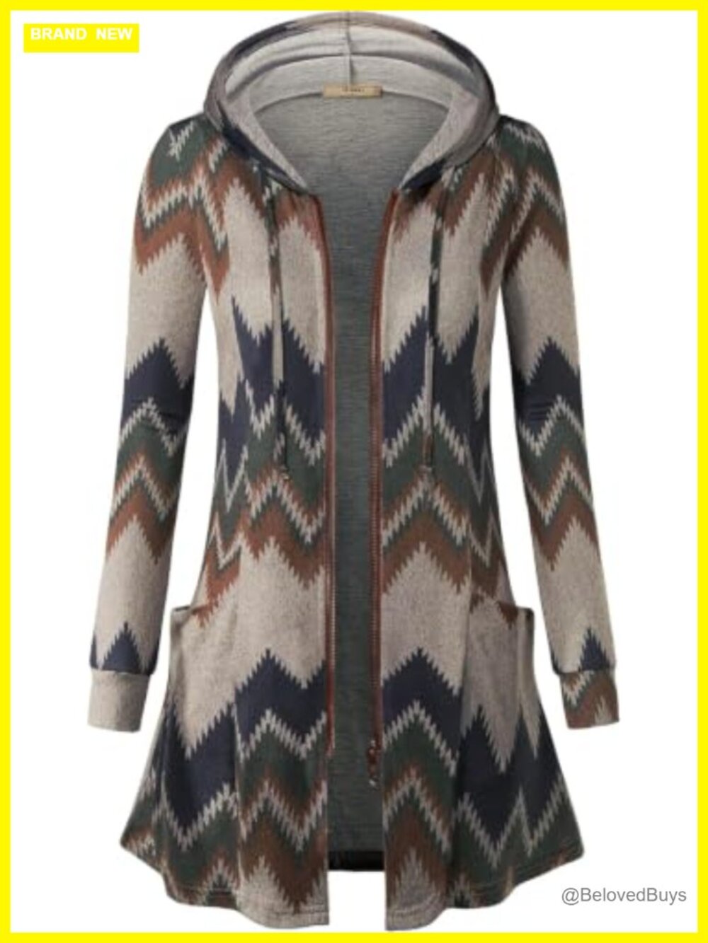 Womens Zip Up Long Hoodie Jacket Lightweight Tunic Sweatshirt Cardigan